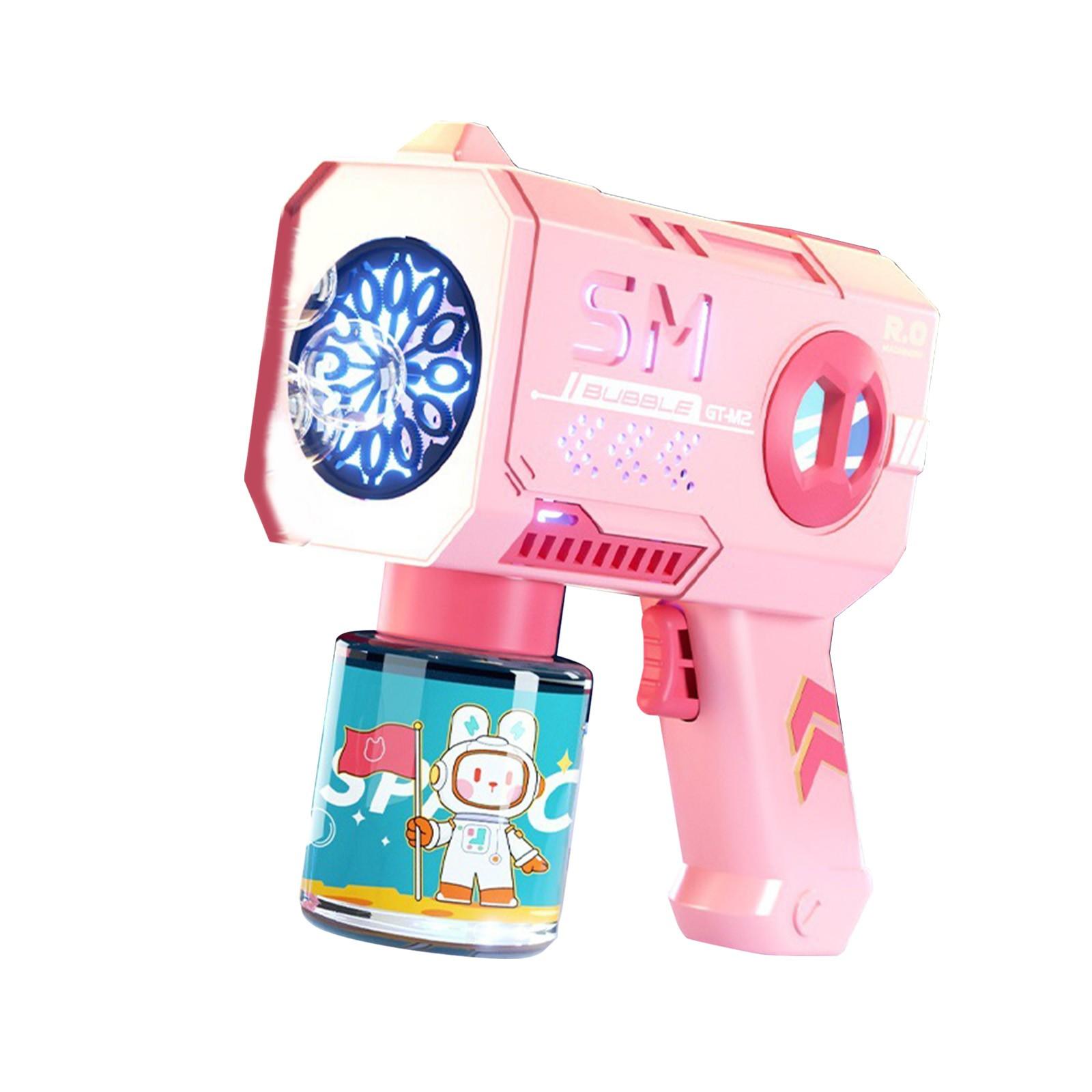 

Машинка детская игрушка маленькая стальная, полностью автоматическая игрушка для выдувания пузырей 1 мл One Size розовый