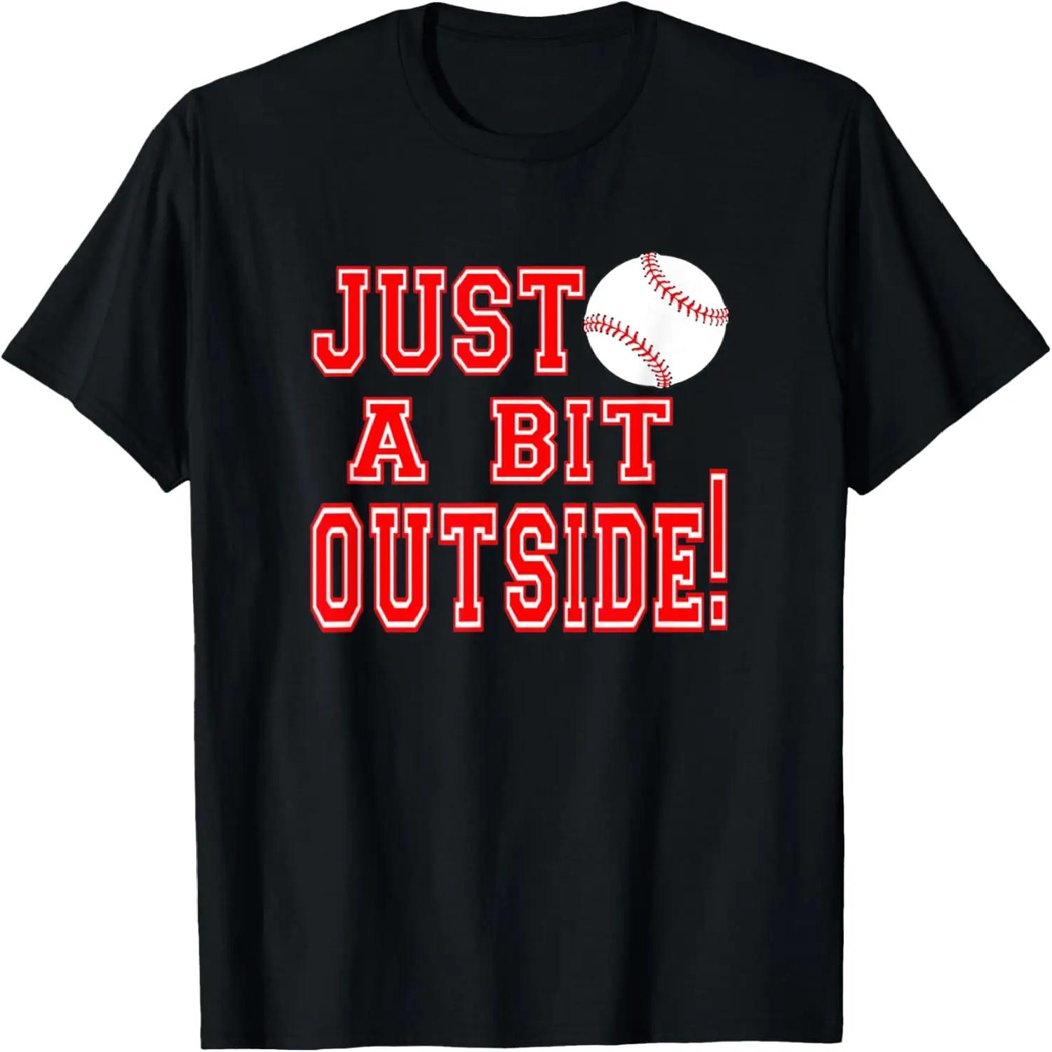 Just A Bit Outside Baseball T-Shirt XXXXXL чёрный