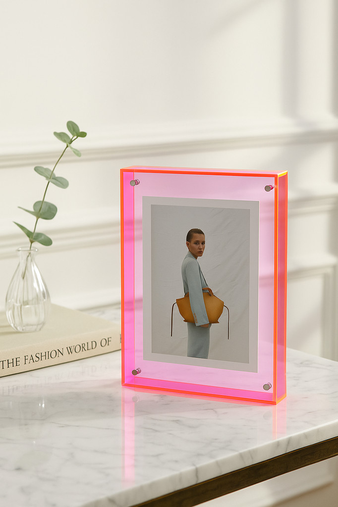 Hall Bedroom Colorful Picture Frame Without Photos Acrylic Photo Frame Transparent