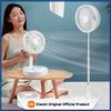 Xiaomi Faltbarer Teleskopischer Kabelloser Tragbarer Schreibtischventilator USB Wiederaufladbar Eingebaute Batterie Oszillierend Stehend Luftkühlventilator