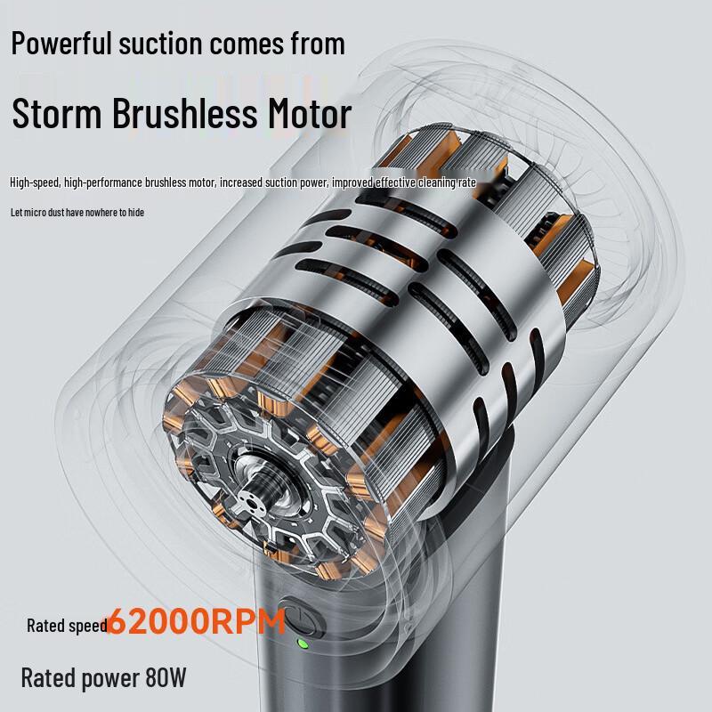 LISM Handheld Brushless Car Vacuum Cleaner