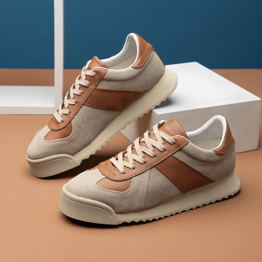 2025 direct supply men's shoes leather retro small black shoes men's autumn new leather casual board shoes sports shoes trendy shoes