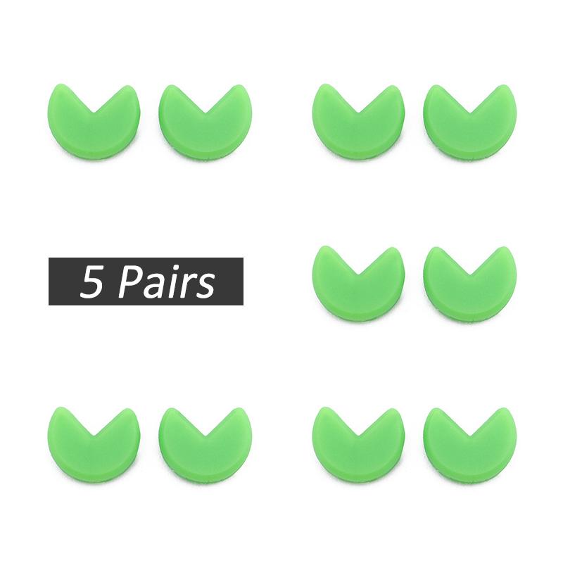 5 Pairs / Package Silicone Anti-slip Holder for Glasses Accessories Ear Hook Sports Eyeglass Temple Tip Stoppers Eyewear Hook