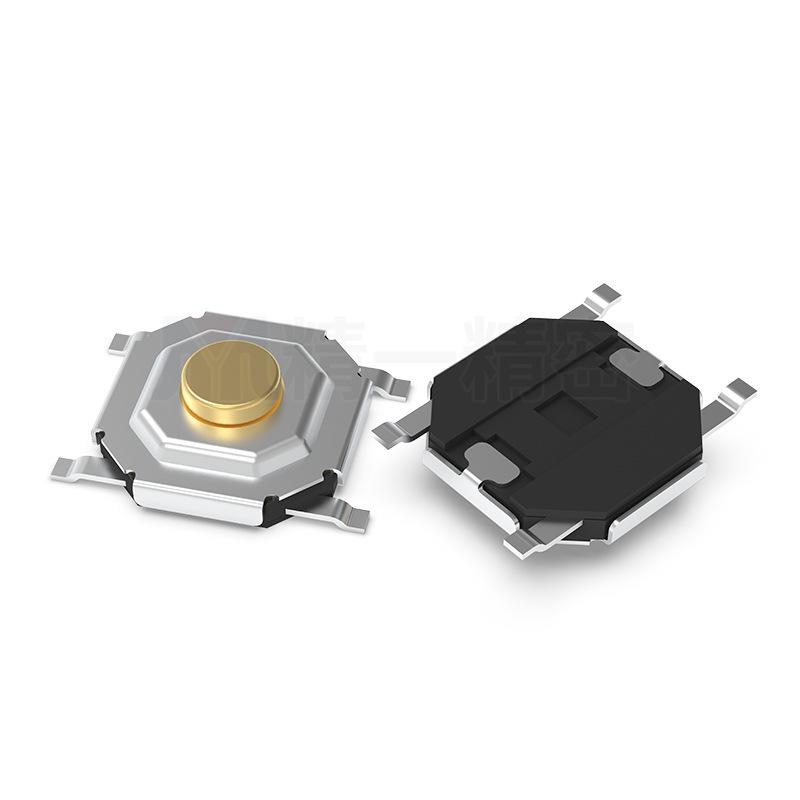 Waterproof 4x4 Tactile Keypad SMD Switch with Copper Pins - 5.2x5.2x1.5