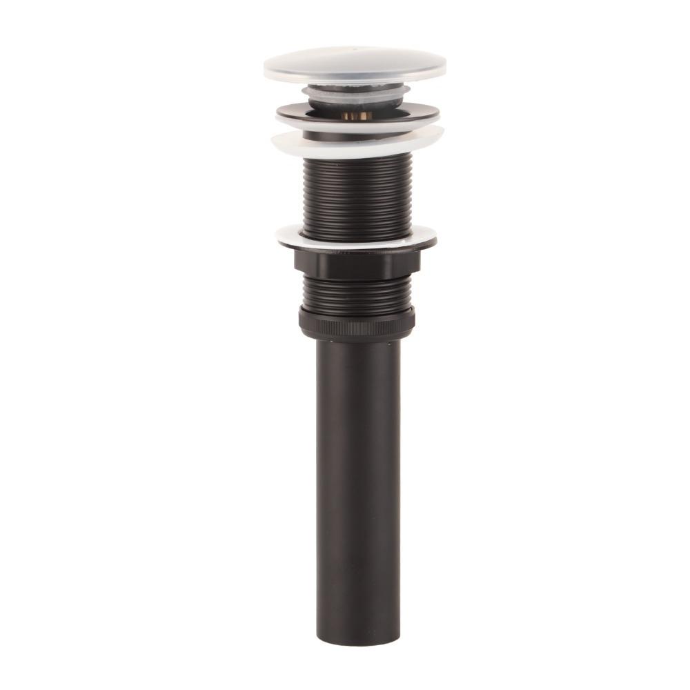 Matte Black Drain Stopper Stainless Steel Vessel Sink Drain Drain Assembly Bathroom Sink