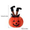Soft Pumpkin Throw Pillow Funny Witches Boot Leg Pumpkin Doll Pumpkin Plush Toy  Home Decoration