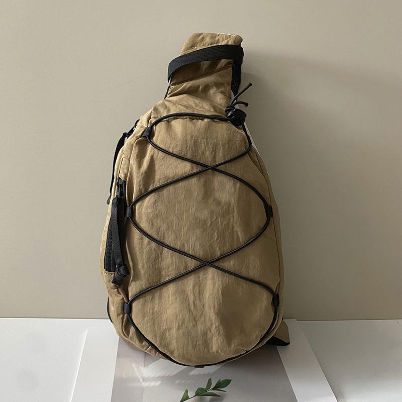 

Trendy Waterproof Nylon Crossbody Chest Bag for Men & Women: Versatile Outdoor Sports & Glasses Holder Below 20L хакі