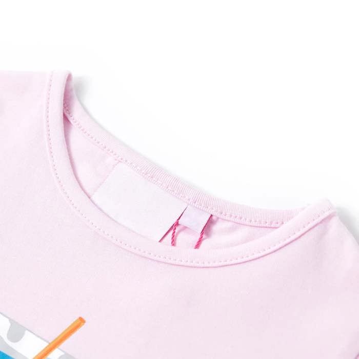 T-shirt pour enfants rose pâle 92/104/116/128/140