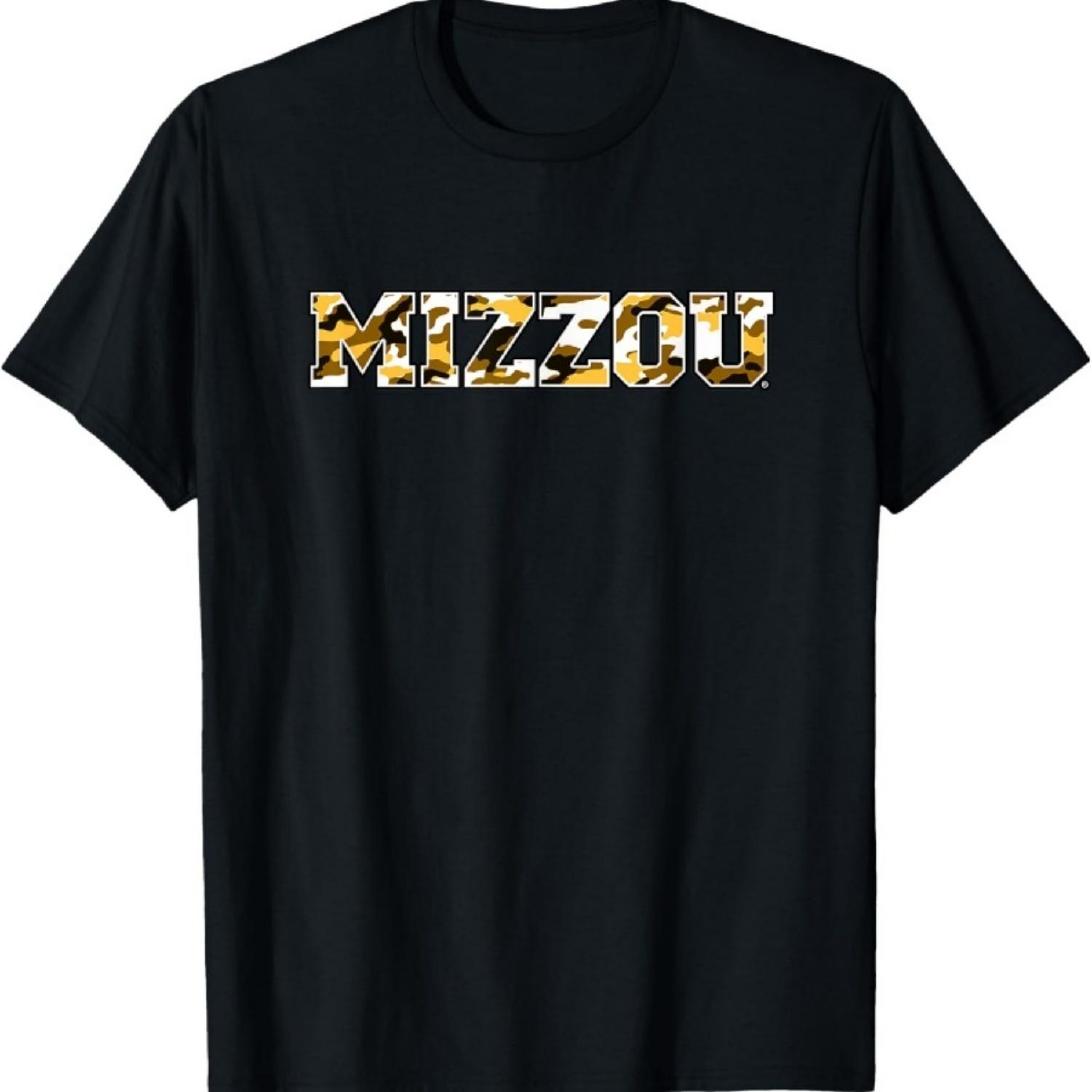 University of Missouri Mizzou Tigers Camo T-Shirt S