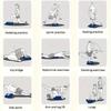Exercise Core Muscles Yoga Balance Air Cushion Muscle Relaxation Air Stability Board  Pilates
