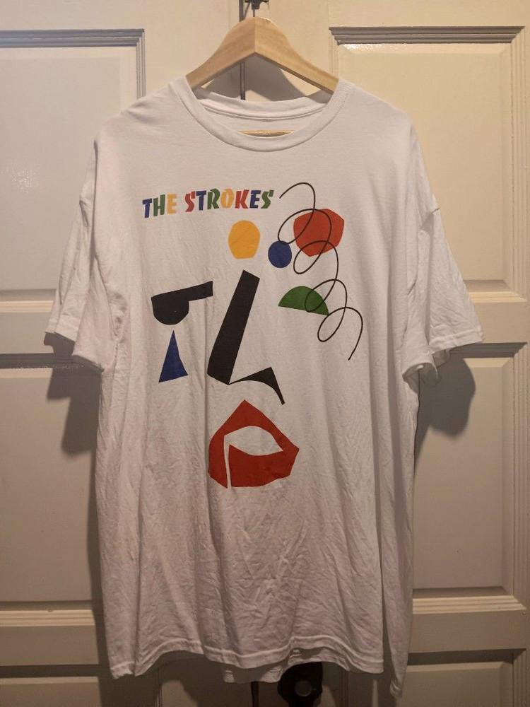 THE STROKES Band Music White S to 5XL Concert Shirt TU532 Unisex T-Shirt S