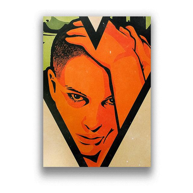 Klassieke Hackers Movie V voor Vendetta Posters en Prints Canvas Schilderij Abstract Decoratief Home Decor