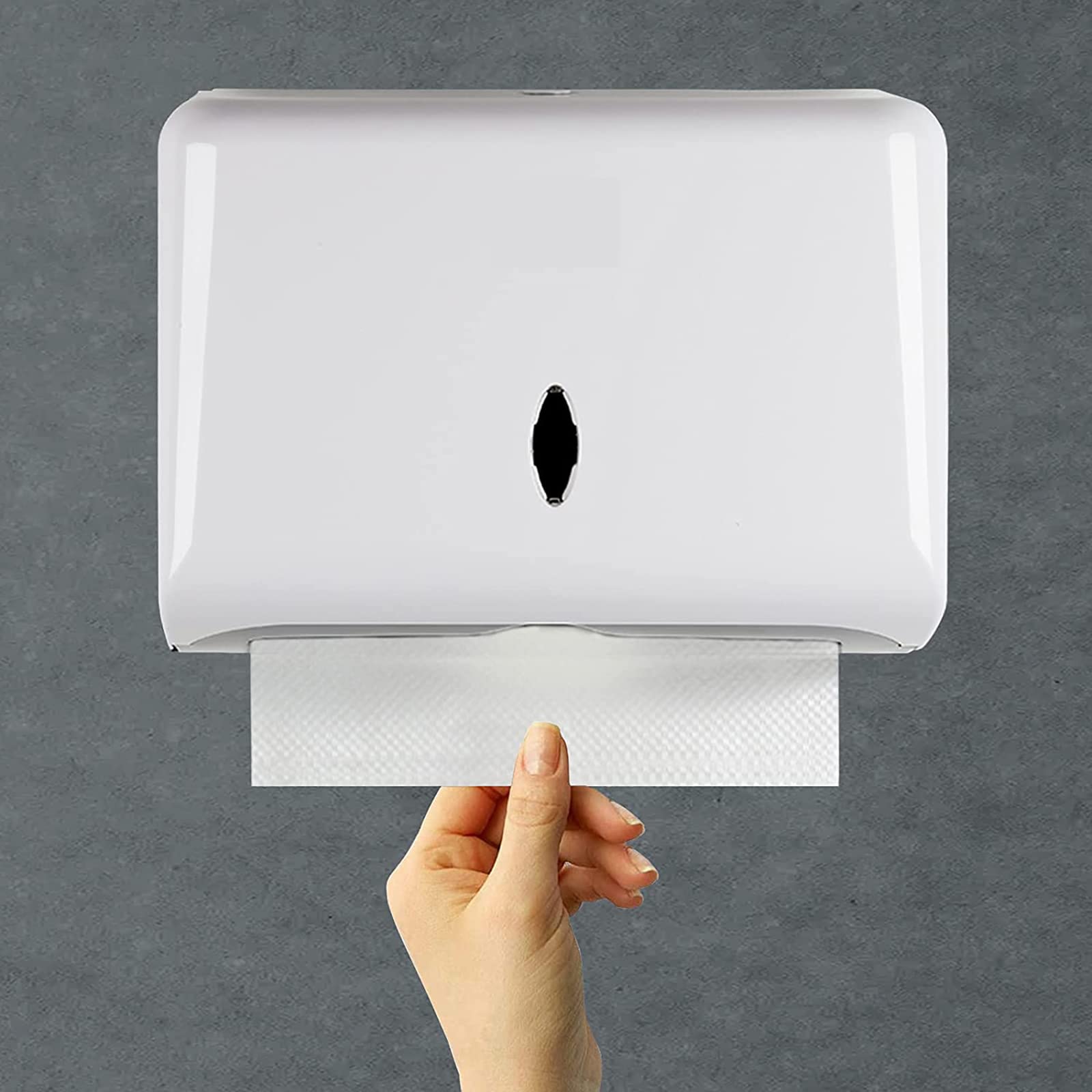 

MITOUER Бумажные полотенца Настенный Маленький и Средний Держатель для салфеток, В комплекте японская инструкция, Настенный, Размер, Чехол, белый