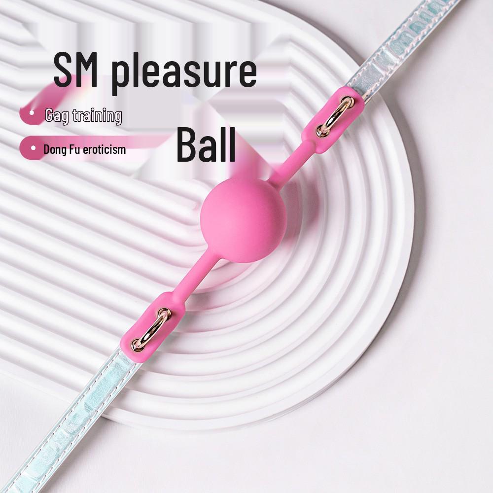 Silicone Saliva Ball Gag: Bondage Mouth Plug Alternative In Sex Toys.