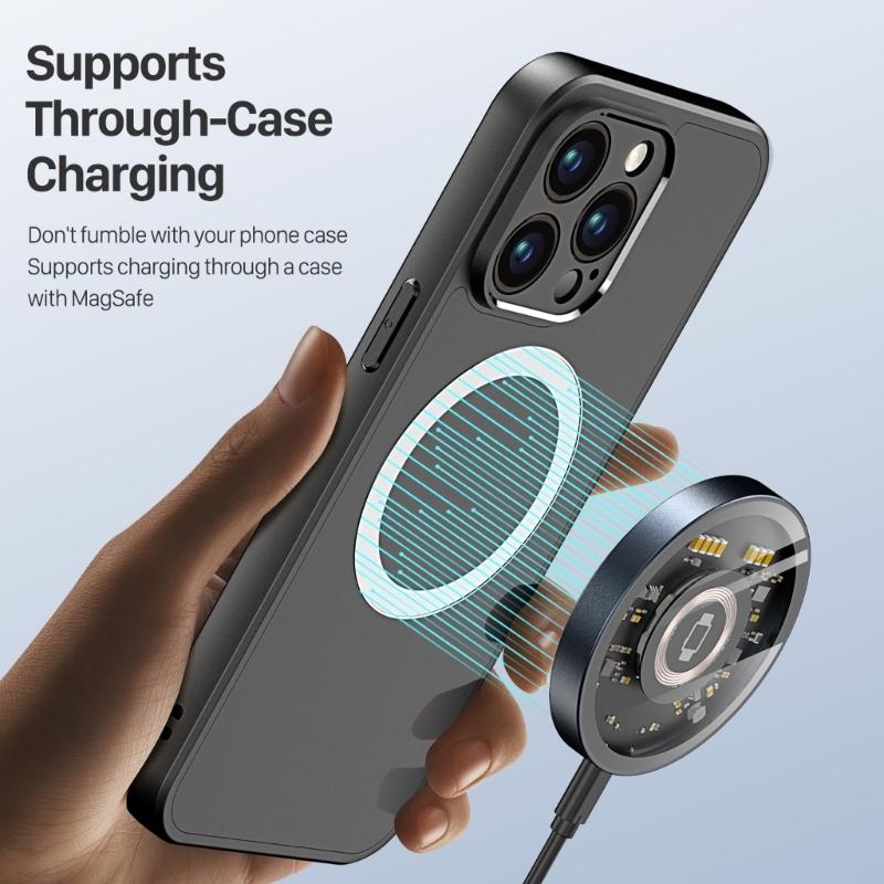 Upgraded Magnetic Wireless Charge Stand 15W Fast Charging Dock Station 3-in-1 Magnetic Wireless Charging Pad for Phone