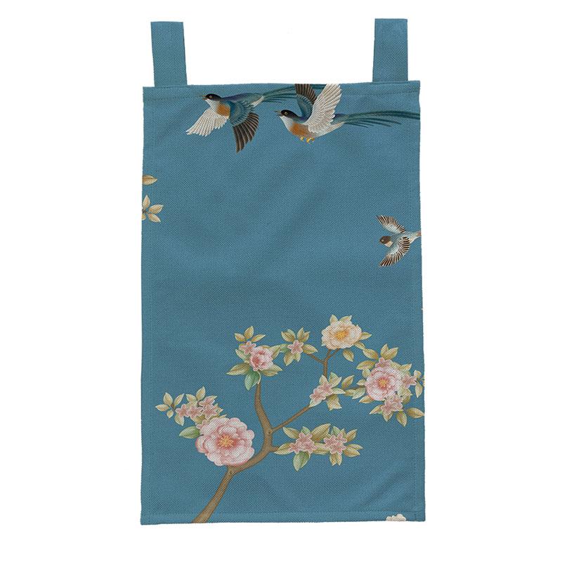 Chinese Ink Style Short Curtain Homestay Restaurant Signboard Teahouse Partition Kitchen Hanging Curtain Noren Decor Drapes