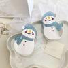 Fashionable White Snowman Hair Clamp Acetate Hairpin Hair Decoration Hairpieces for Women Unique Wedding Hair Ornament