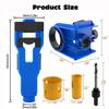 Ball Door Lock Installation Kit+Door Latch Mortise Tool Installation Kit Fit 1-3/4" or 1-3/8" Thick Door for Metal or Wood Doors