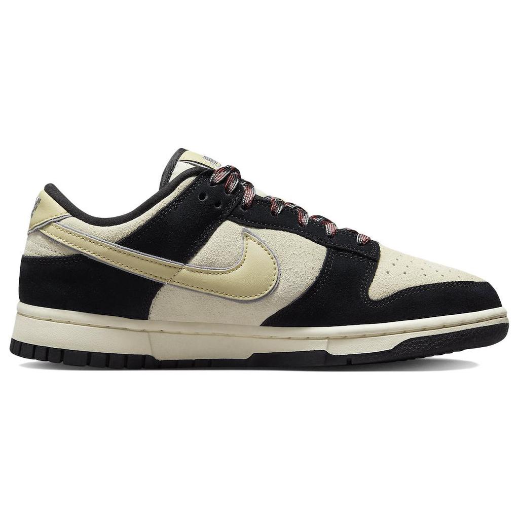 Jauni Nike Dunk Low Lx Melna Zamšāda Team Gold Sieviešu DV3054-001