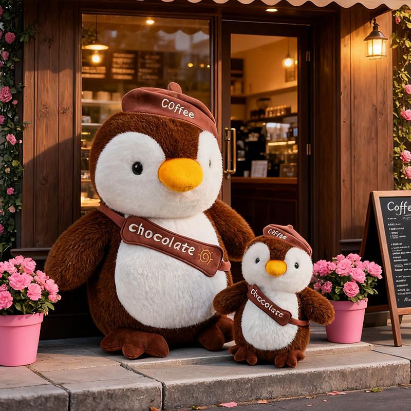 Melard Penguin Plush Toy With Soft Pp Cotton Filling For Kids Bedroom Decor