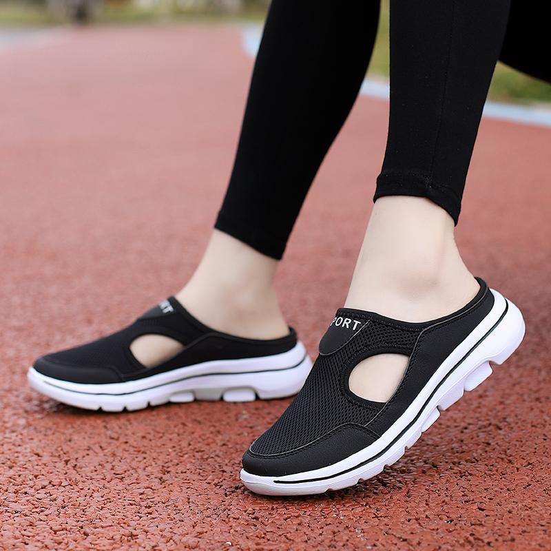 Middle -aged and Elderly Mothers Large Size Men/women's Shoes Outdoor Light Casual Shoes Breathable Couple Slippers