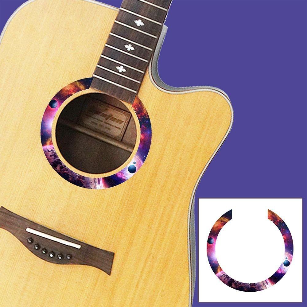 PVC Sound Hole Decal Musical Instruments Supplies Guitar Accessories Folk Guitar Sticker  Guitar