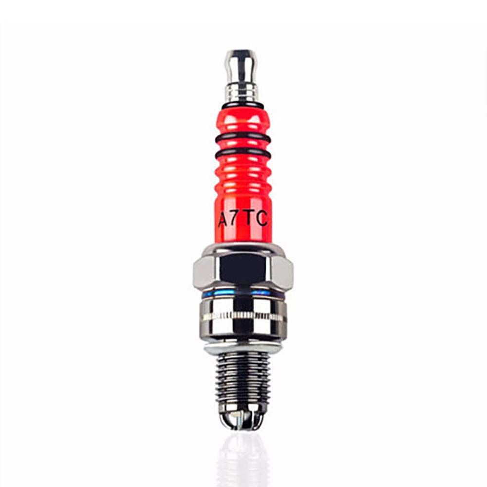 Moped Scooter Three-Electrode A7TC Motorcycle Spark Plug Modification Accessories Replacement Parts