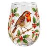 Bicchieri da Vino Senza Gambo Colibrì Dipinti a Mano Animali Bicchiere da Vino Senza Gambo Decorativo Mucca delle Highlands Bicchieri di Vetro per Bar di Casa