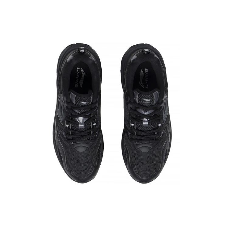 Li Ning 92 CICI 92 CICI Textile, Synthetic Leather Vintage Cushioning Slip Resistant Abrasion Resistant Rebound Low Top AGCS278-2