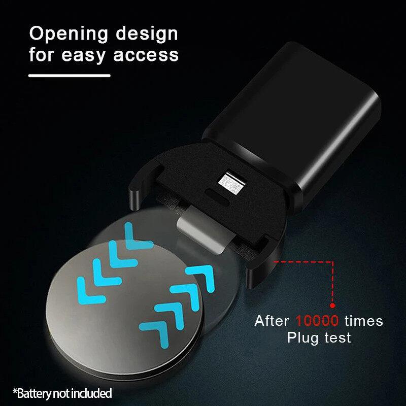 Button Battery Charger Door Open Reminder ReCharger Button Battery TYPE-C Joint Mini Smart For LIR2032 LIR1632 LIR2026 LIR2016