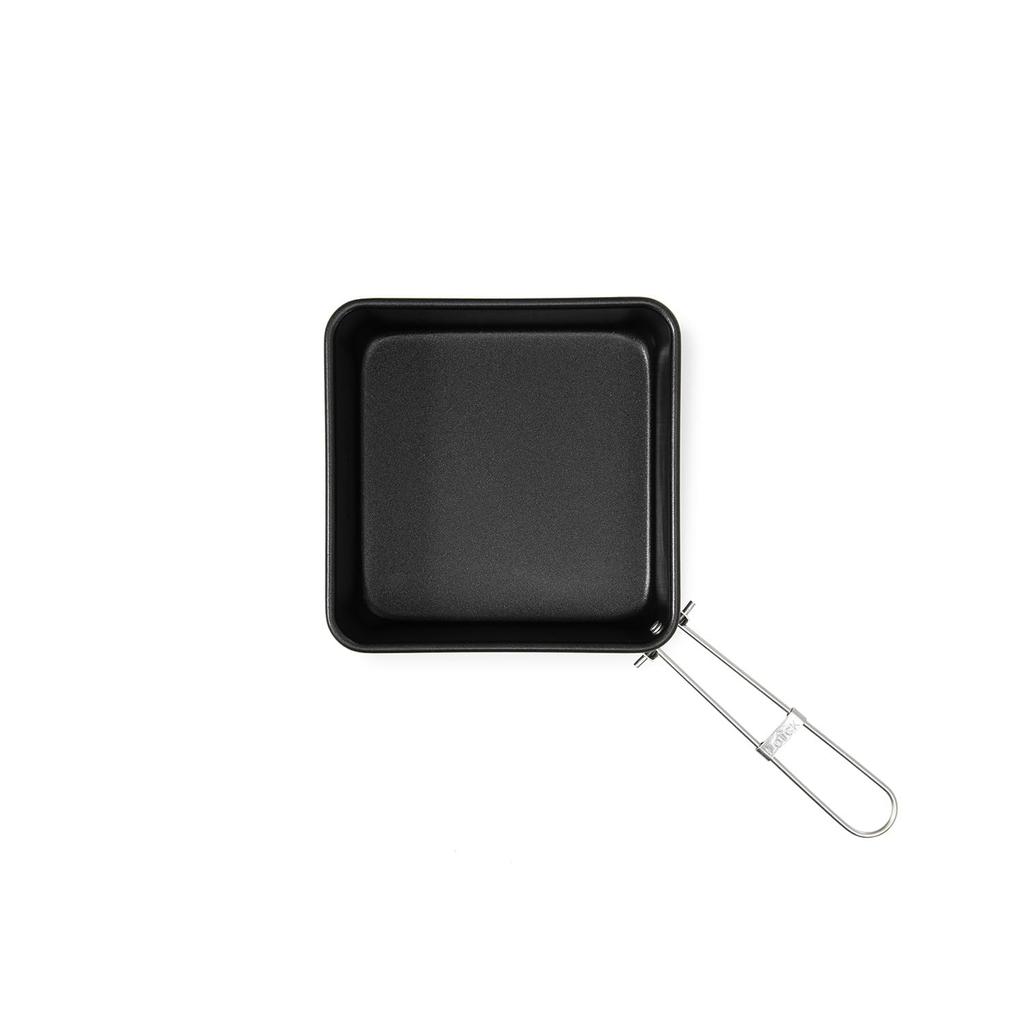 ZEROGRAM Ramen Pan Plus  Lightweight Deep Square Frying Pan 1000mL. A Deep, Lightweight Pan Designed for Hikers, Large Enough To Hold Dry Noodles.