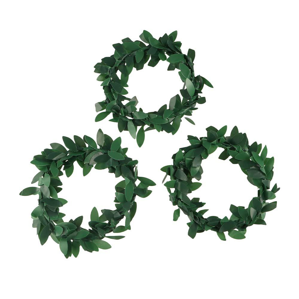 10pcs Natural Woven Handmade Napkin Ring Plastic Table Decoration  Valentine's Day