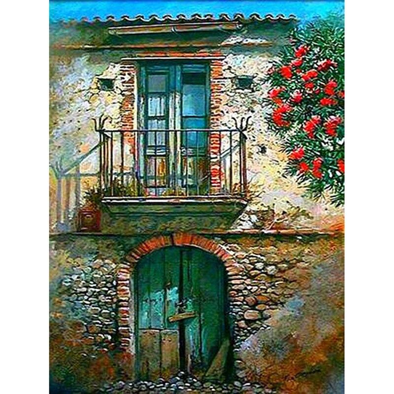 DIY 5D Diamant Malerei voller RoundDrill Harz Landschaft Diamant Kunst Stickerei Blume Haus Kreuzstich Handwerk Wohnkultur