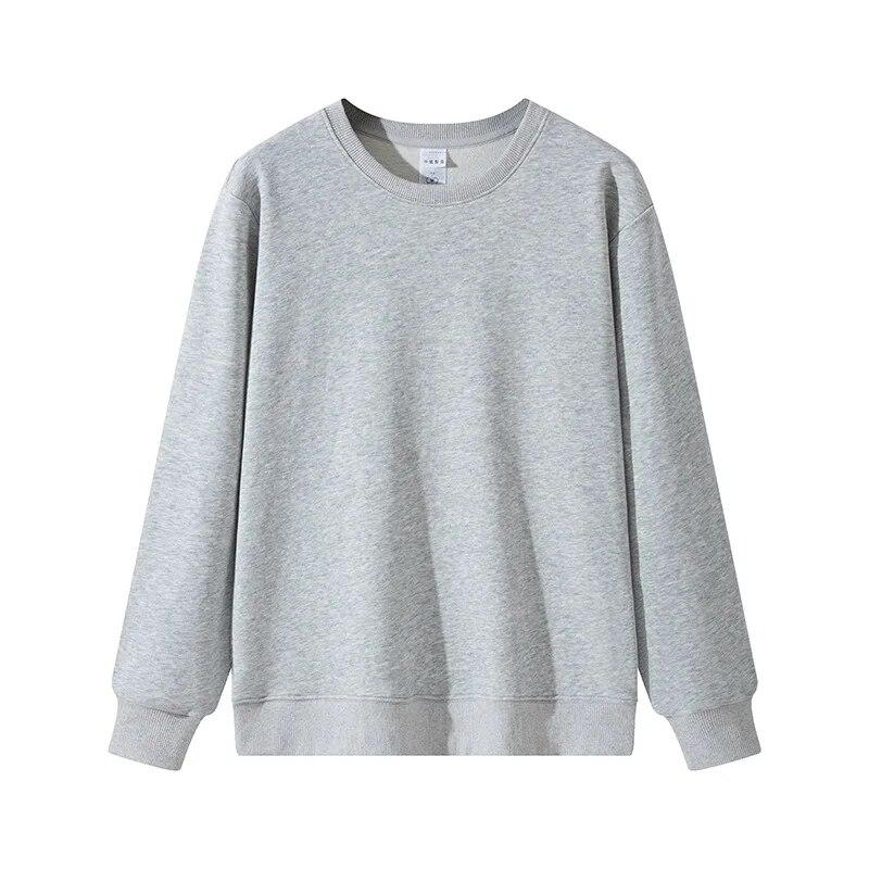 Felpe Harajuku da uomo pullover autunnali da uomo tinta unita coreana felpa con cappuccio casual o collo top basic Hip Hop streetwear