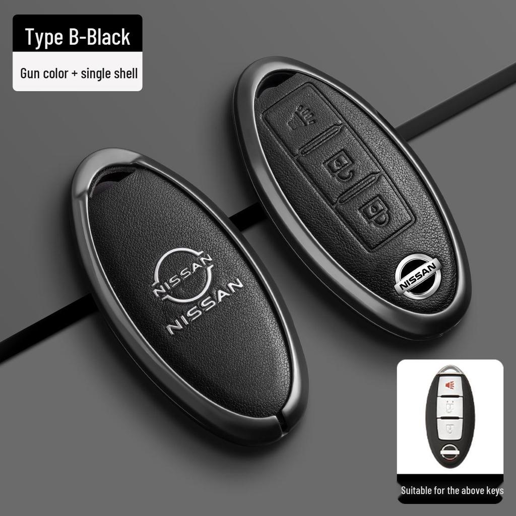 Key Covers for Dongfeng Nissan Models: Sylphy, Teana, Qashqai, Tiida, X-Trail, Kicks, Sunny, Classic, and 14th Gen Murano.