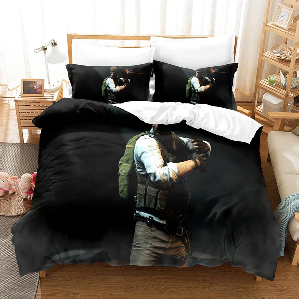 Comforter 3D Game Players Comforter Boys Teens King Bedding Set Bedroom Decor For Youth Man Gamer Room Decor