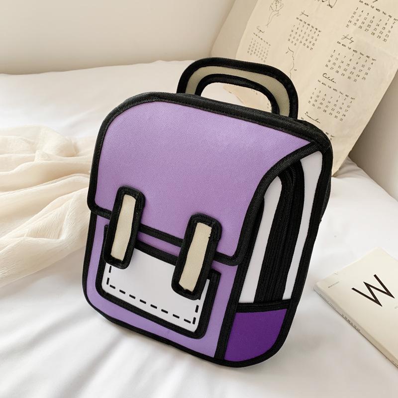 3D Multifunctional Backpack for Primary School Students, Grades 3-6 - Personalized Schoolbag with Optional Logo