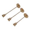 Taper Candle Holder European Style Vintage Brass Color Taper Candle Holders Decoration for Wedding