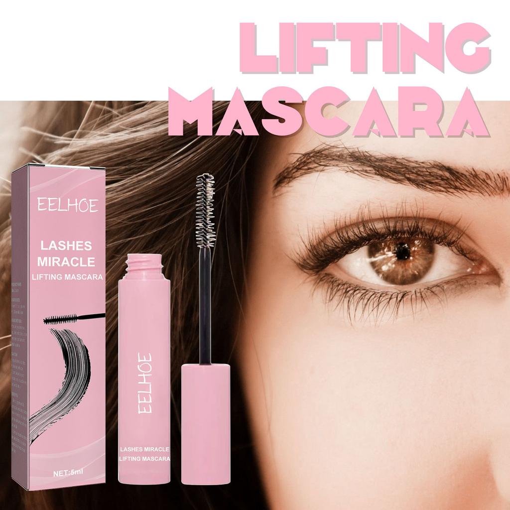 EELHOE 1 Pcs Curling Mascara Ultra-fine Small Brush Head Mascara Slim And Thick Curling Anti-sweat Non-smudge Curling Mascara Comestics