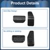 FUELHOOD 2 Pcs Automatic Foot Pedal Pad Foot Axle Pedal Cover for Suzuki Pascia MK54S MK94S / Aluminum Alloy Black