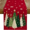 Christmas Tree Christmas Table Flag Desk Decor Xmas Tablecloth Christmas Table Runner  Home Decor
