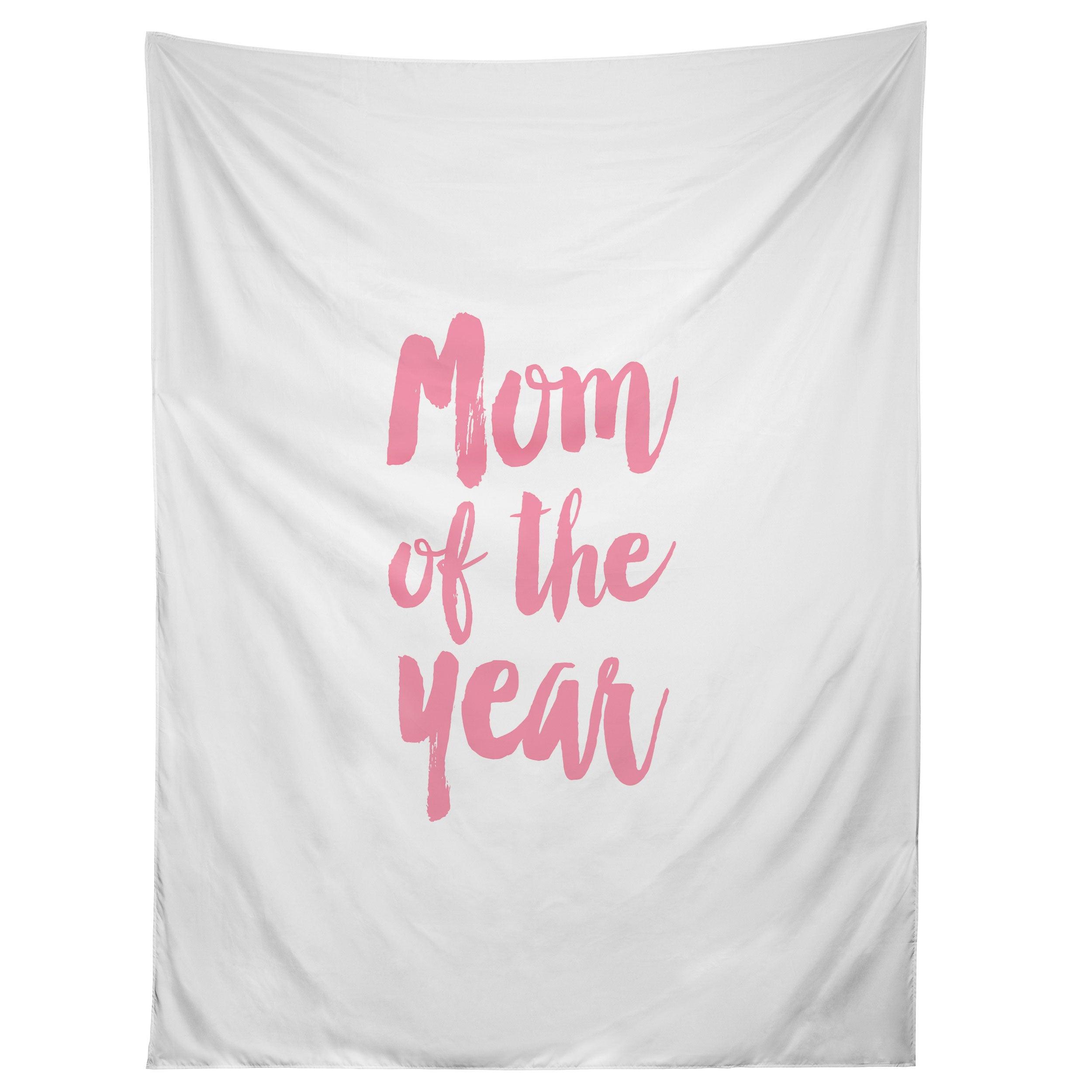 MOM OF THE YEAR tapestry 75x100