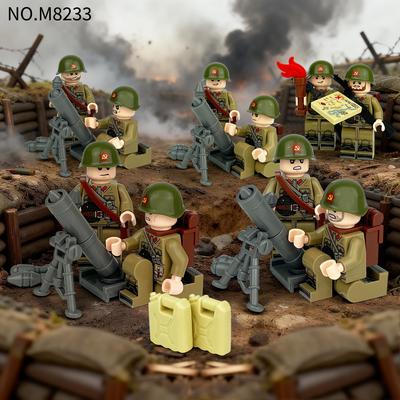 Militärserie Bergsoldat Soldatenfigur Bausteine Spielzeug