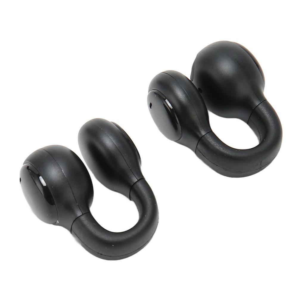 Wireless Earbuds Noise Reduction Bluetooth 5.3 Wireless Sports Earphones with Earhooks for Sports Work Black