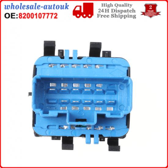 2PCS Electric Window Switch Control Button for Renault Megane Scenic 8200107772