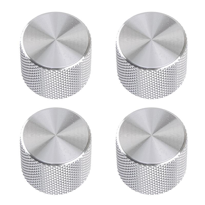 4Pcs Radio & A/C Knobs Fit for Infiniti G37 G35 Q40 Q60 FX35 37 50 QX50 QX70 EX35 37 Skyline V36 Silver Aluminum Alloy