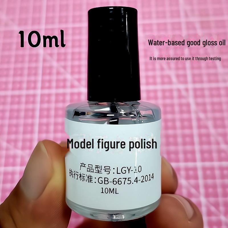 Szybkoschnący, nabłyszczający środek uszczelniający na bazie wody do lalek - przezroczysty, pyłoszczelny, rozświetlający płynny połysk