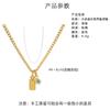 Retro Style Gold-Plated Stainless Steel Combination Necklace Multi-Layer Clavicle Chain Titanium Steel Necklace