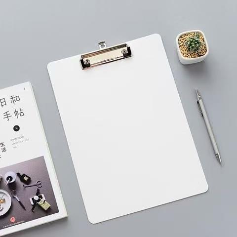 1pc A4 Size Vertical Clipboard, Multi-Functional Writing Pad, Durable PP Material, Ideal for School, Home, Office, Studio Use