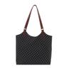 One-shoulder Portable Zipper Tote Bag, New Large-capacity Commuting Fashion Printed Underarm Women's Trend Bag